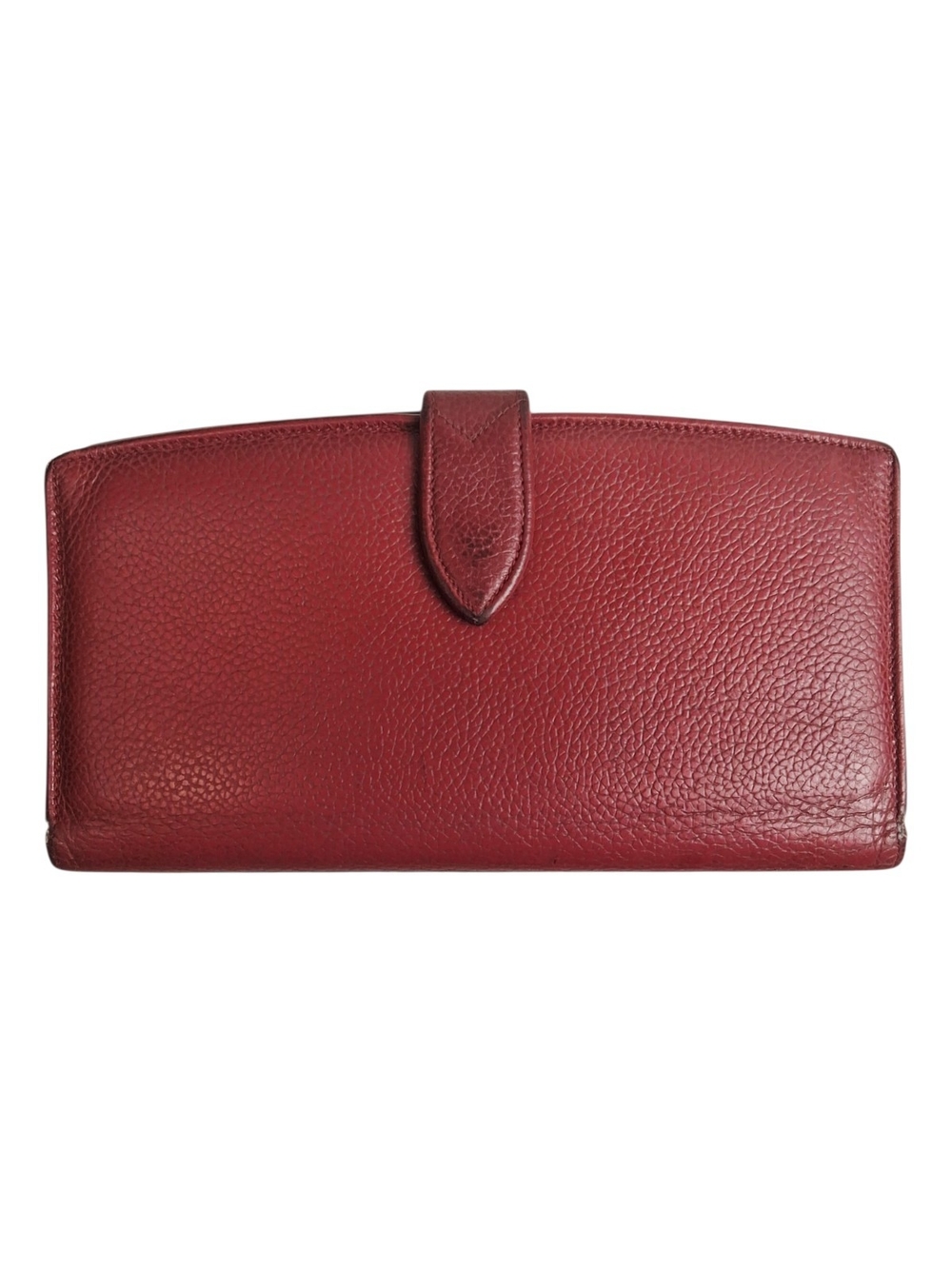 Vintage COACH Red Leather Bifold Clutch Wallet